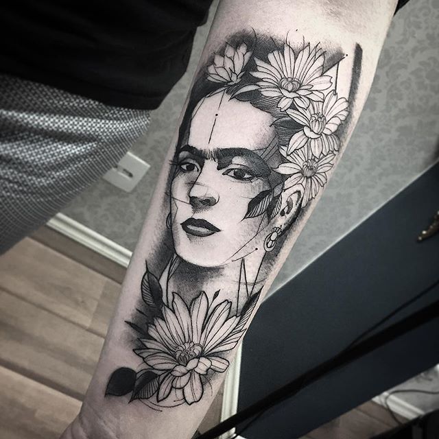 Tatuaje de Frida Kahlo
