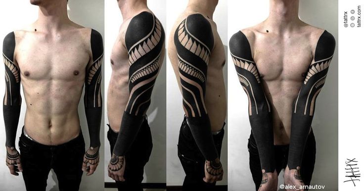 Tatuajes blackout, por Alex Arnautov