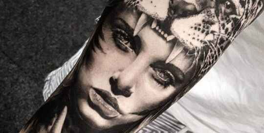 Tatuajes blanco y negro: nueva tendencia. 16