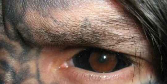Tatuajes en los ojos