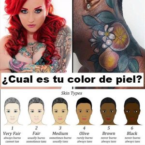 Cómo elegir bien el color de tu tatuaje. 5