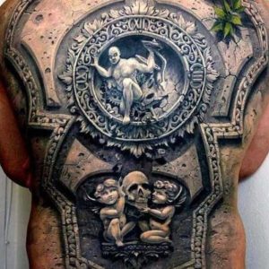 Tatuajes con efectos: ilusiones ópticas sobre la piel 10