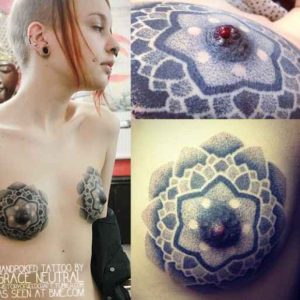 12 tatuajes en los pezones con los que vas a alucinar